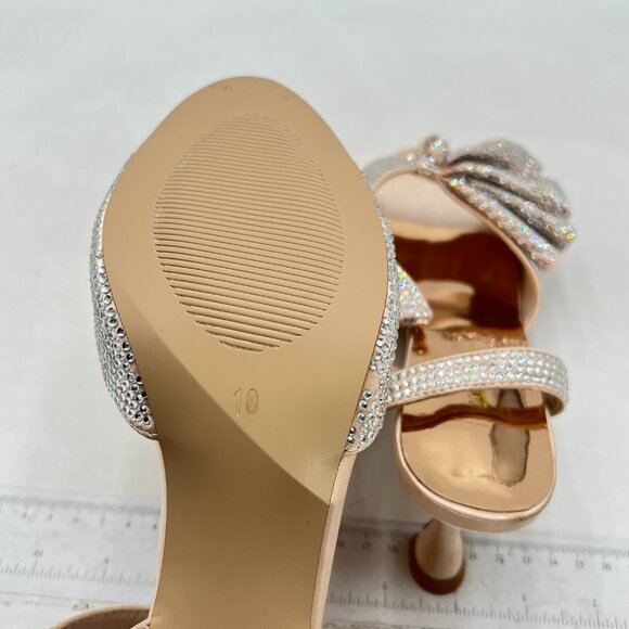 Elegant Rhinestone Embellished Sandals - Picture 6 of 8